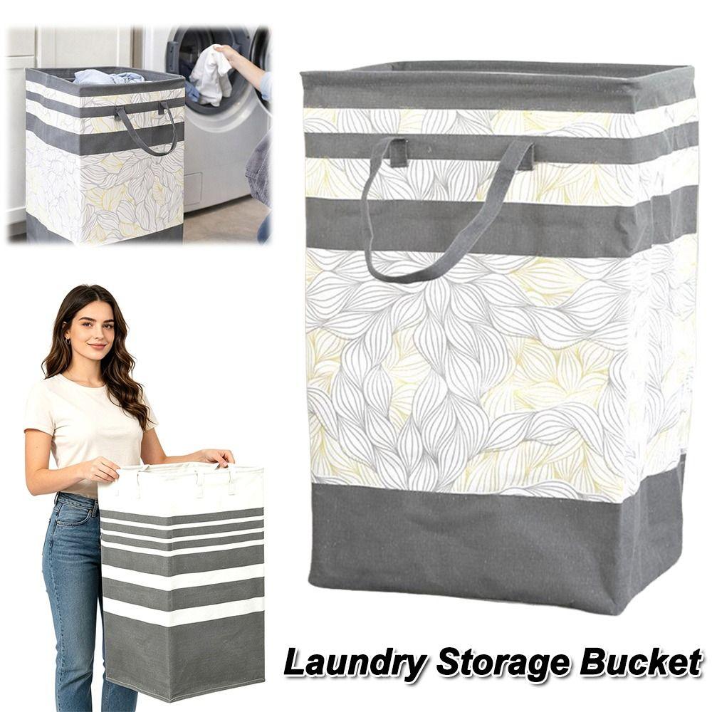 Foldable Laundry Basket Waterproof Moisture-proof Toy Storage Organizer Washable Large Capacity Laundry Storage Bucket