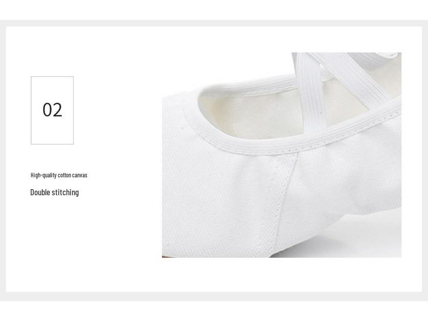 Damen Tanzschuhe ohne Schnürsenkel mit Absatz - Weiche Sohle für Ballett, Yoga, Bauchtanz, Erwachsene, Lehrer und zum Üben.