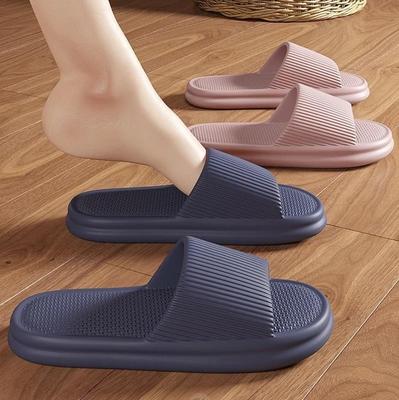 Unisex Non-Slip Breathable EVA Slippers: Thick Summer Shower Sandals for Men & Women