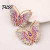 Dainty Butterflies Brooch Rhinestone Butterfly for Women, Vintage Insect Lapel Pin, Women Decorative Pin Accessory Clothes Scarf Shawl Dress