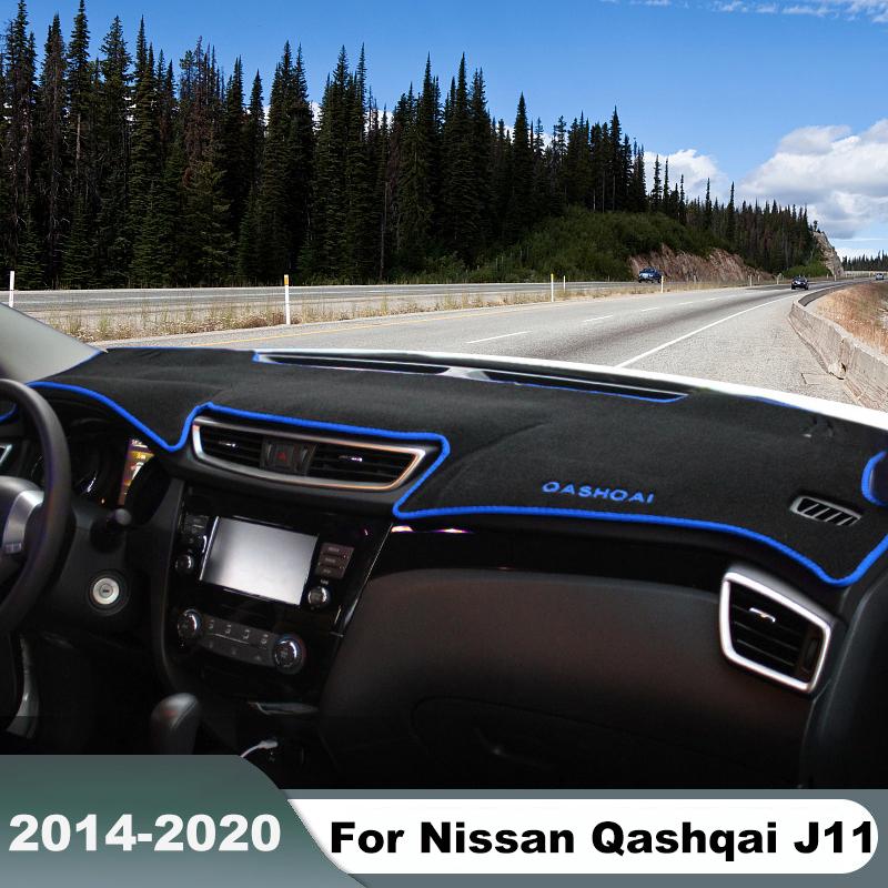 For Nissan Qashqai J11 2014-2017 2018 Car Dashboard Cover Dash Mat Sun Shade trument Desk Non-slip Pad Accessories