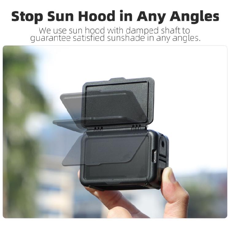 Heat Dissipation Camera Frame Cage Foldable Mount System Shockproof Protective Design for 5Pro/4/3 Camera for Outdoor
