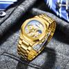 2025 Luxury Watch Men Business Fashion Waterproof Stainless Steel Chronograph Moon Phase Quartz Wristwatch Male Clock