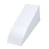 Hand Sanding Paper Kit Wedge Shape Aluminum Alloy Hand Sandpaper Holder with 80 Grit 6mx25mm Paper