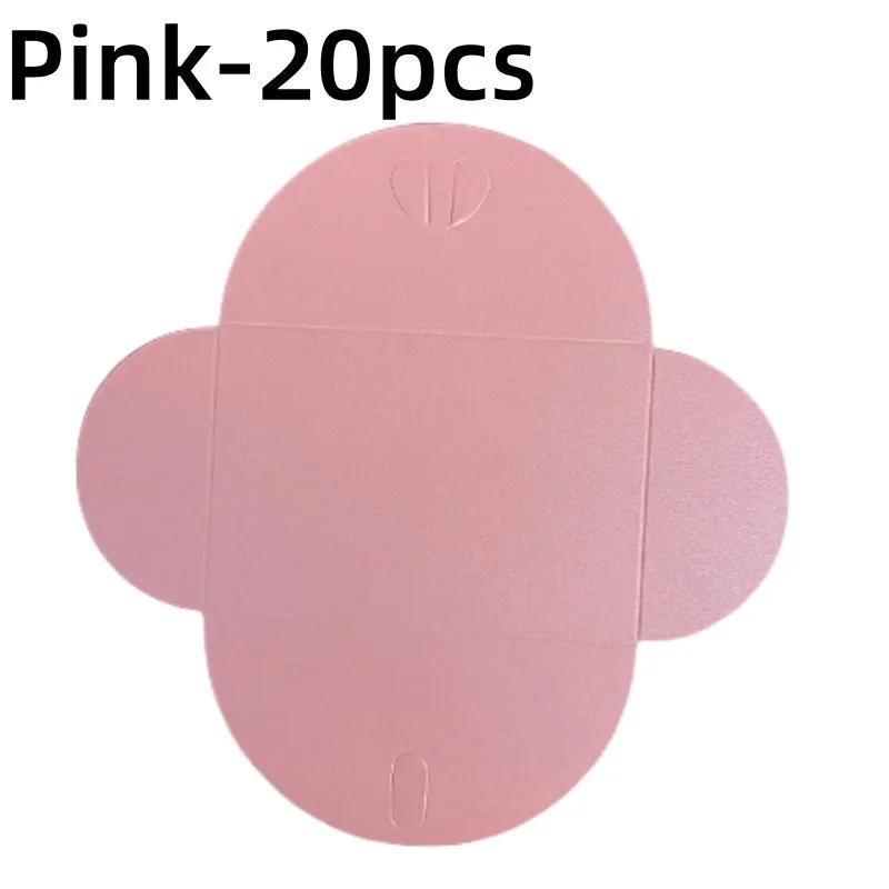 

20 шт. Цветные перламутровые конверты из плотного картона, маленькие складные бумажные конверты для самостоятельной сборки, самозакрывающаяся застежка, обложка для письма/подарочной карты