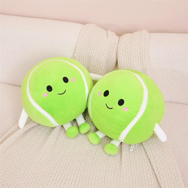 Cross-Border Sports Ball Plush Dolls: Tennis, Basketball, and Baseball Photo Props for Men