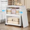 Foldable Large Capacity Storage Box for Clothes, Quilts, and Toys