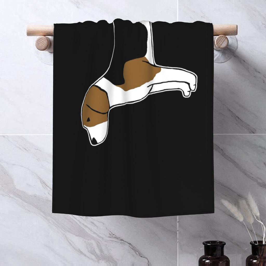 Beagle Soft Face Towel Quick Dry Pool Bath Cotton Towels Absorbent