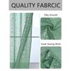 1pc Unique Silver Cross Patterned Sheer Curtain, Curtains for Bedroom, Living Room Kitchen, Window Curtain