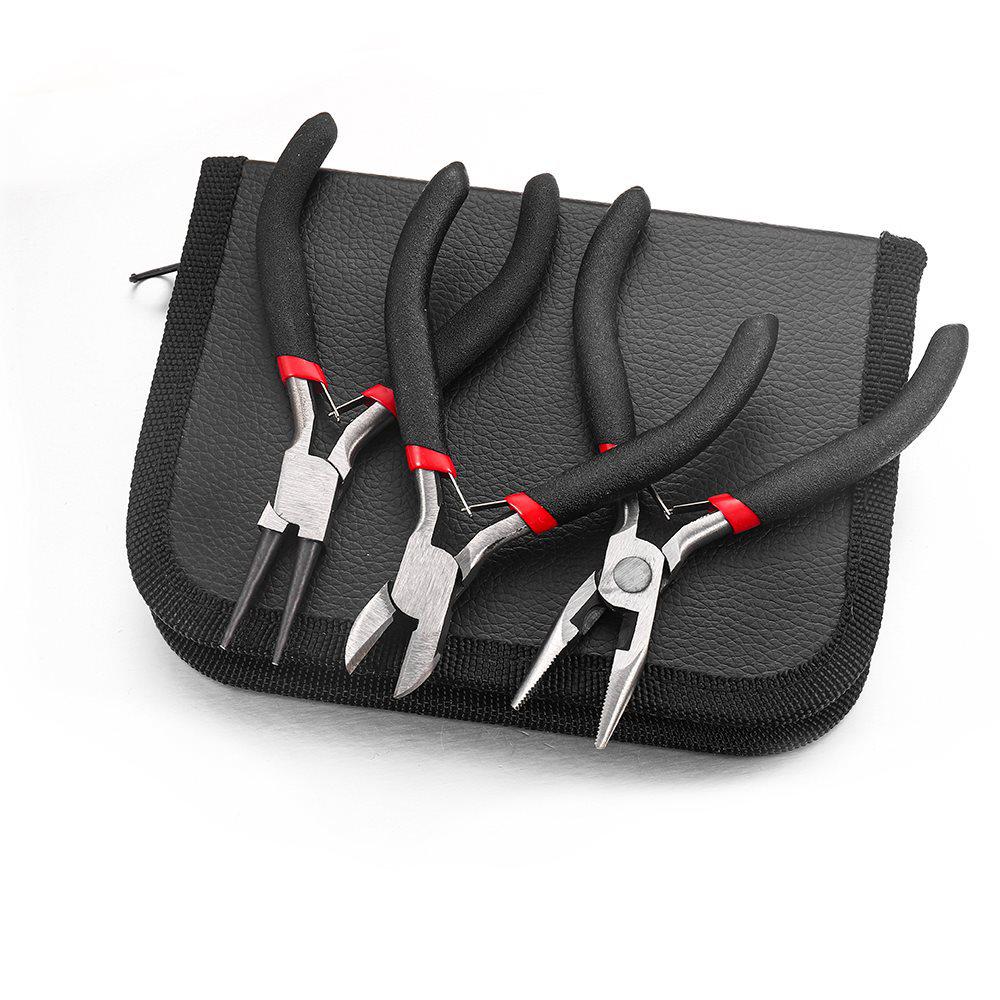 DIY Handmade Jewelry Tool Set: Pliers & Materials for Earrings, Dangles, and Hairpins