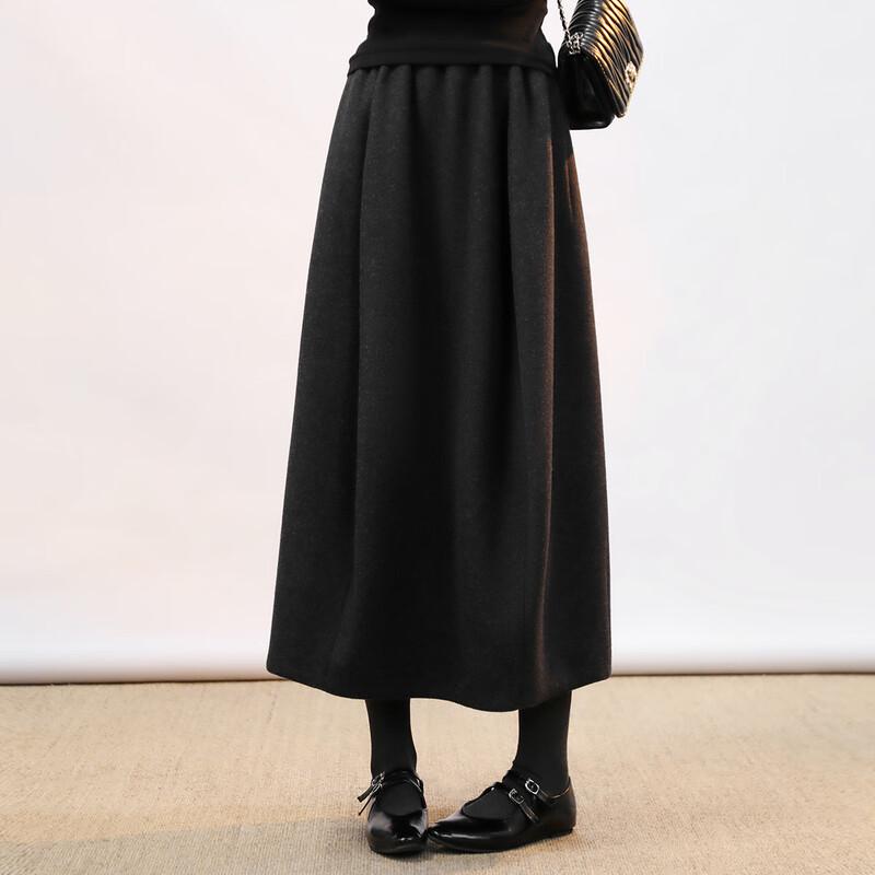 

Женская теплая эластичная юбка-тюльпан средней длины Bailuyu M