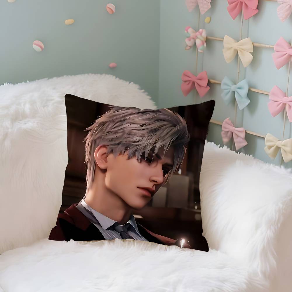 SSylus Case Plush Fabric Soft Pillowcase Double Sided Print Cushion Cover Household Gifts
