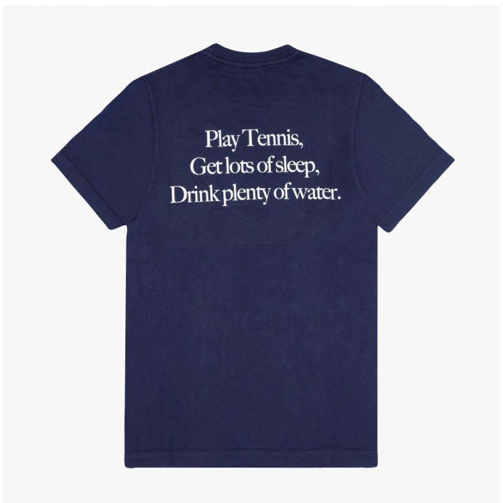 Sportovní   Bohatá hra Tenis Unisex Tričko Tmavě Námořnická To043621425bl106