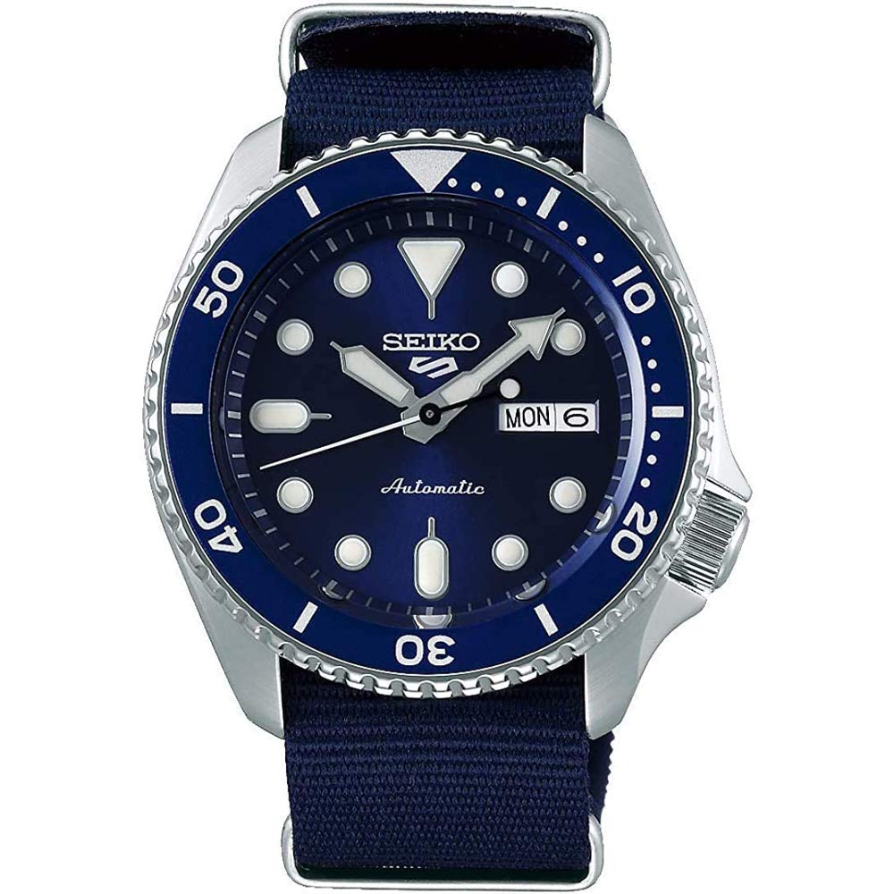 

SEIKO Men s Seiko SRPD87 Seiko 5 Sports Watch 42.5mm Stainless Steel Blue Automatic