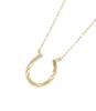 D Collection 18K Yellow Gold Horseshoe DN18943BYG Necklace, 40cm,