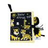 Multifunctional Tear-Proof Cloth Book: Educational Baby Rattle & Enlightenment Toy