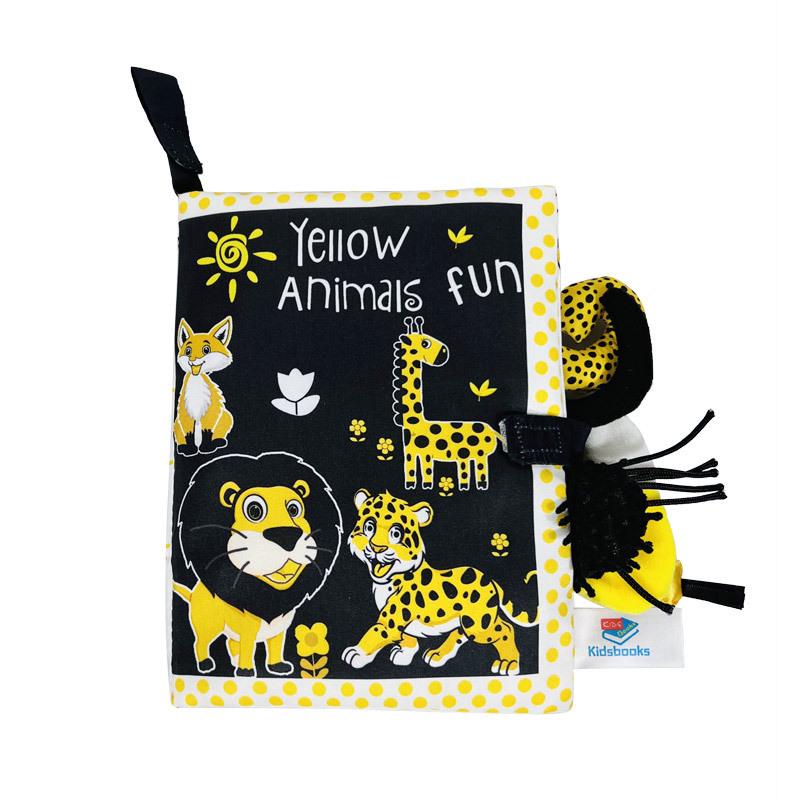 Multifunctional Tear-Proof Cloth Book: Educational Baby Rattle & Enlightenment Toy
