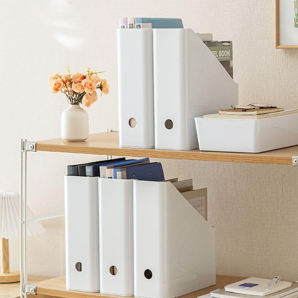Large Capacity Bookends Thickened Book Shelf Durable Book Stand  Office