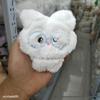 Cartoon Cat Glasses Plush Keychain Ornament - Healing Gift for Girls