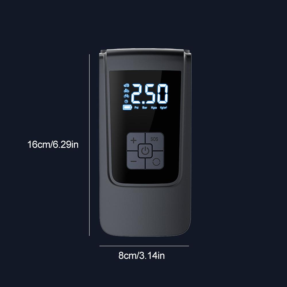 Tire Inflatable Pump 150PSI LED Digital Air Pump Portable Car Wireless Pump Air Compressor For Car Motorcycles Bicycles