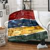 1pc Hogwarts House Traits Cartoon Blanket,Portable Throw for Travel & Camping, All Season Cozy Blanket,Ideal Gift