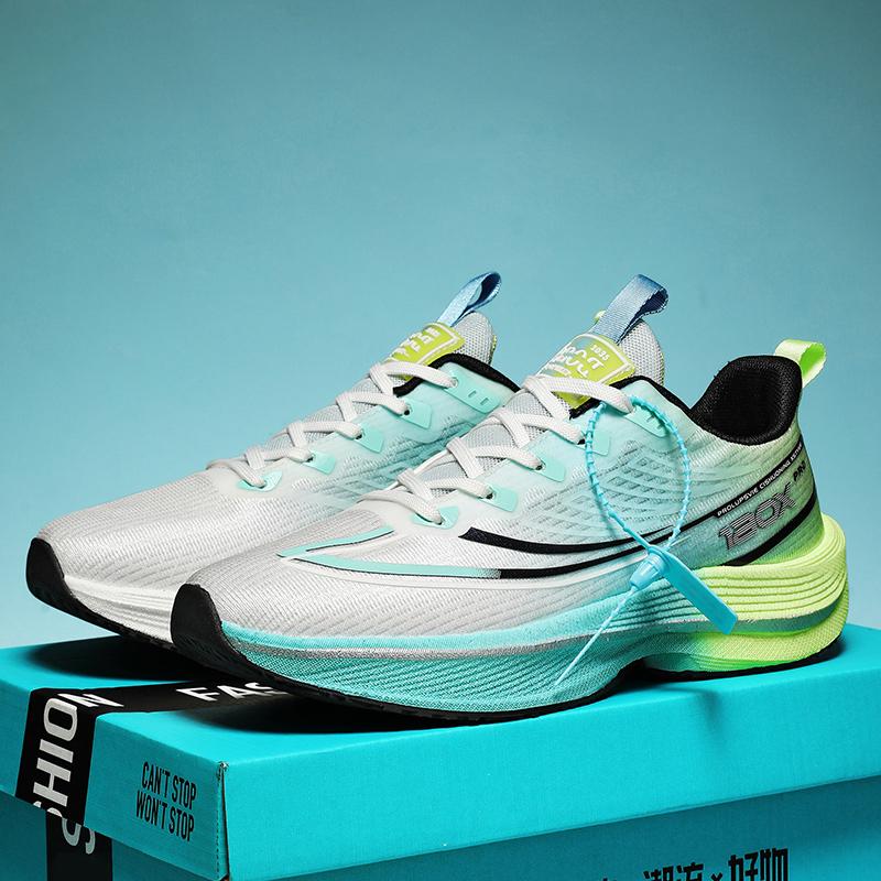 INS Carbon Plate Marathon Sneakers Men Running Sports Shoes Air Cushion Lightweight Comfy Athletic Gym Tenis masculino Footwear