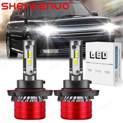 For Ford Flex 2009-2018 LED Headlight High/Low Beam Bulbs 6000K White 60W 2PCS