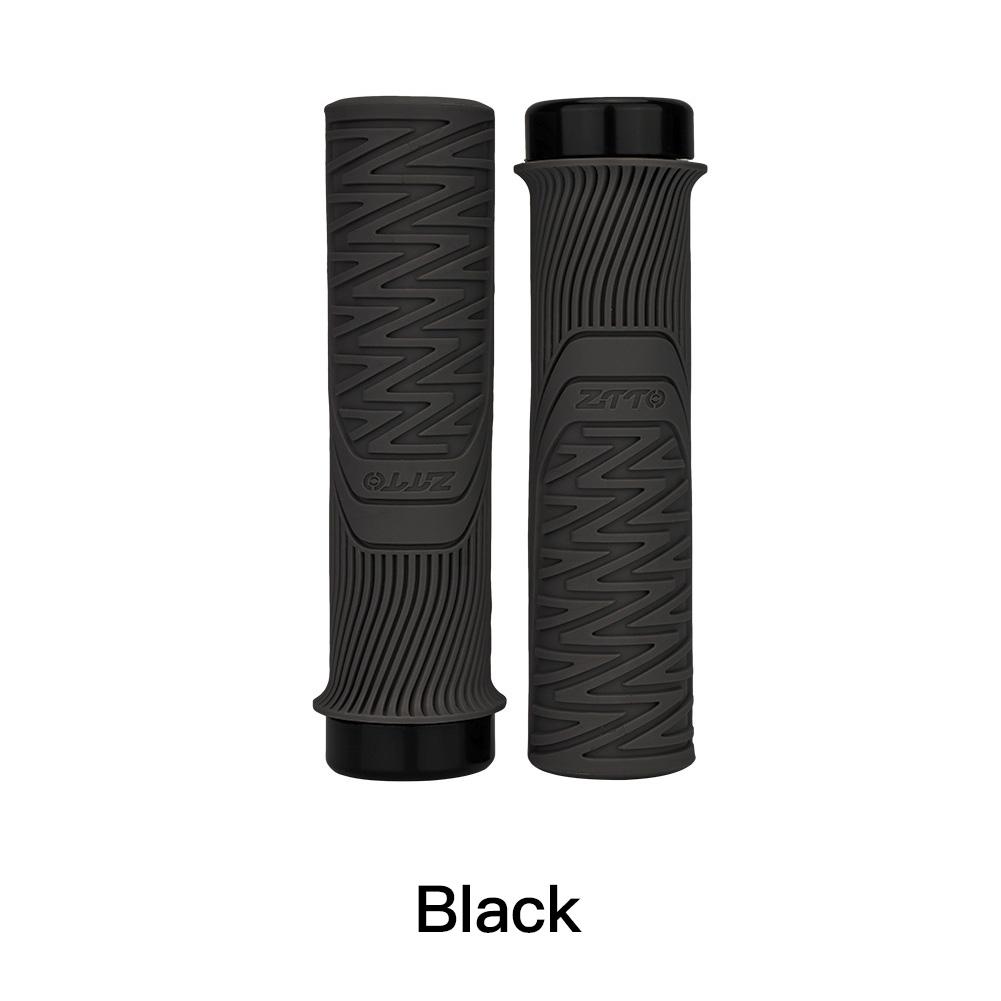 1 Pair Bicycle Handlebar Grips Mountain Bike Handlebar Grip Lock-On Bicycle Bold Grip Non-Slip For 22.2mm Bike Handlebar Grips чёрный