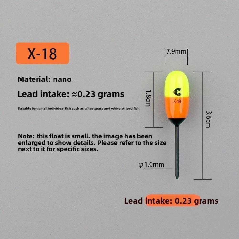 

Superfine Workmanship Mini Fishing Floats Mini Size Buoy Ice Fishing Accessory Sea Fishing 2pcs-X-18