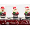 3Pcs Lovely Christmas Candle Set Decorative Tealight Ornament Portable for Home Decor Kids