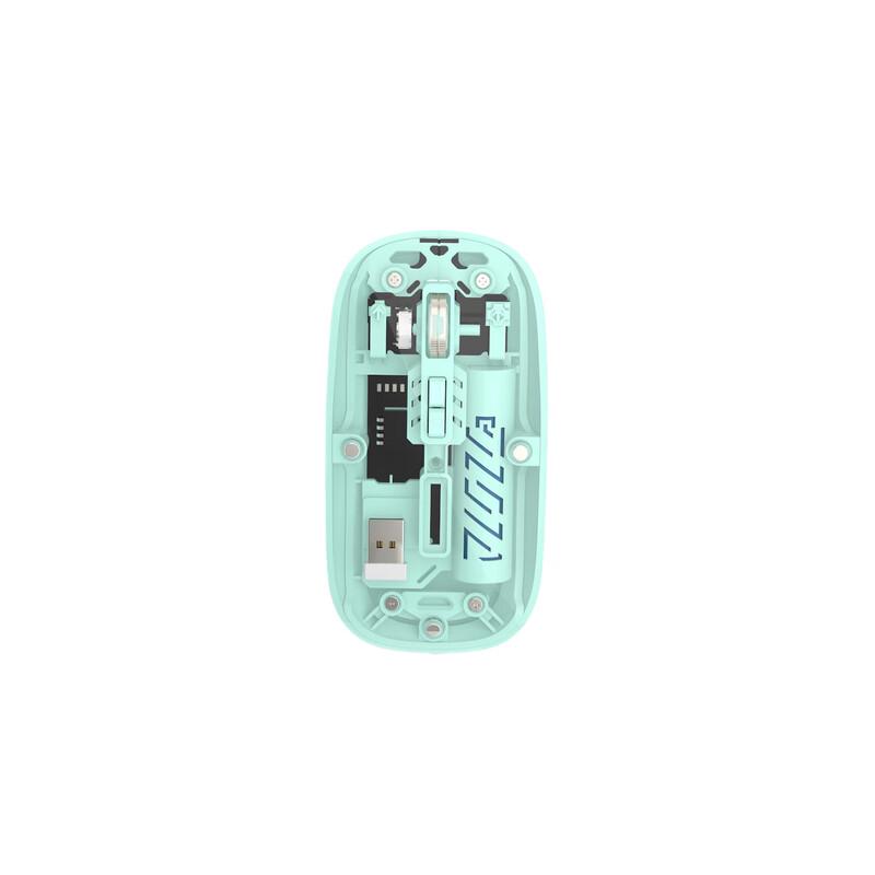 LOOMOO LMS-805 Transparent Magnetic Wireless Bluetooth Mouse