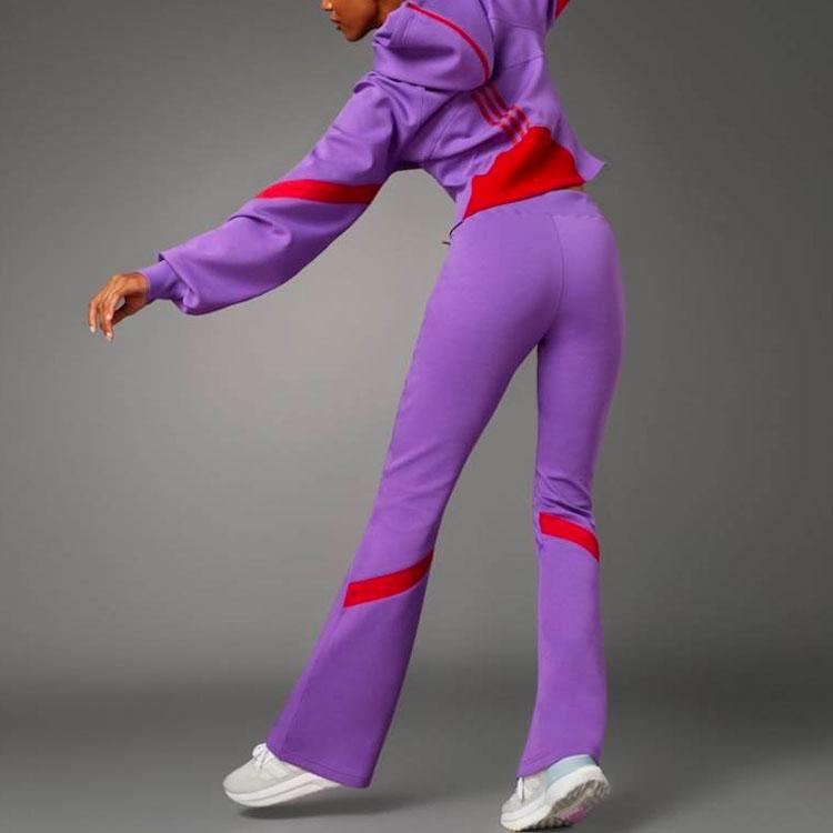 Adidas X Rui Zhou Kolaborace FW23 Jednobarevné Dutý Design Sportovní Dlouhé Kalhoty Dámské spodky Jasně-Fialová IU0167