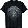 Men Mandala Art Sculpture Graphic Motif T-Shirt