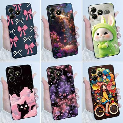Für Blackview Wave 8C 6,56" Wave 8 Black View Wave8C Wave8 Rückseite TPU Weiches Silikon Handyhülle Luxus Niedlich Liebe Hase Lustige Abdeckung