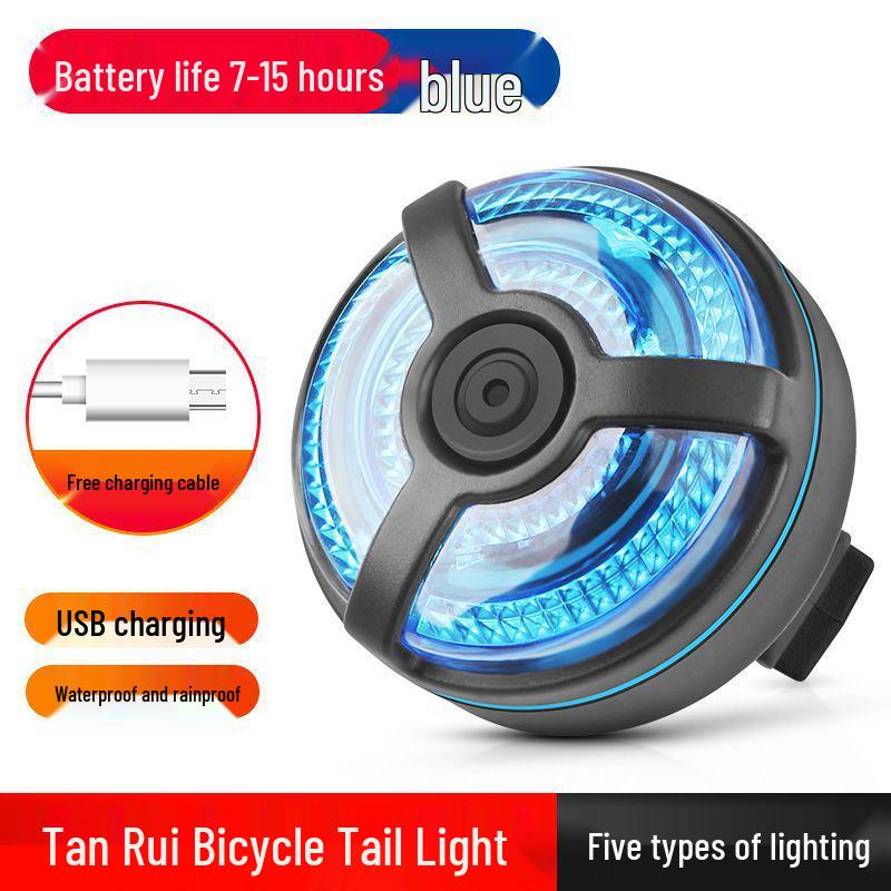 Rechargeable High-Brightness Bicycle Tail Light for Mountain and Road Bikes