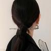 Exquisite Crescent Shaped Hairpin for Women New Chinese Style Irregular Metal Personalized Simple Versatile Hair Accessories