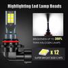 2Pcs H8 H11LED Bulb H1 H3 H4 H7 9005 9006 Led Lamp Bright Car Fog Lights Day Driving Running Light 12V 6500K White Car Lights