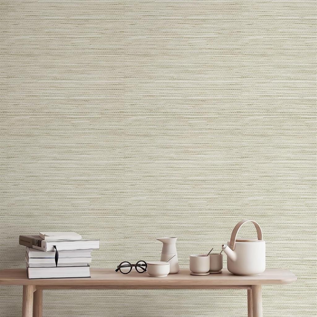 Grasscloth Peel And Stick Wall Cover Cream Grassweave Self Adhesive Wall Cover Textured Stick On Wall Cover Removable Contact Paper
