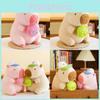 Capybara Sporty Plush Toy Cute Doll Girls Kids Sleeping Companion Birthday Gift
