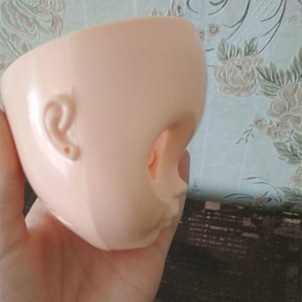 Hobbies White Normal Skin Head DIY Change Makeup 1/6 Blythe Kid Toys Doll Faceplate