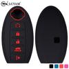 Key Fob Case Silicone Remote Cover 5Keys Fit For Nissan Altima Sl Fwd Maxima Kicks Sr Murano Pathfinder Armada Patrol