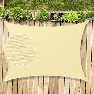 Waterproof Sunshade Canopy: Rainproof Rectangle/Square Sail for Outdoor Balcony & Courtyard
