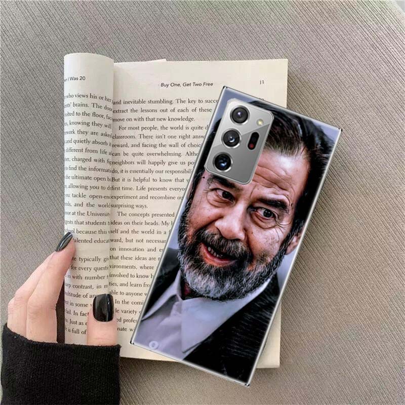 Etui Fashion Saddam Hussein Iraq Arabic Phone Case for Samsung A17 A37 A57 A54 A14 A24 A34 A07 A04S A02S A12 A22 A32 A52S A16 A2