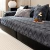 Luxury Solid Color Sofa Cushion Mat Four Seasons Universal Non-slip Dust-proof Warm Sofa Towel Couch Slipcover for Home Decor