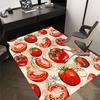 1PC Tomato Pattern Extra Large Non-Slip Floor Carpet, Office, Family, Bedroom, Studio - Large Area Rug Indoor Rugs, Vibrant Colors-W299