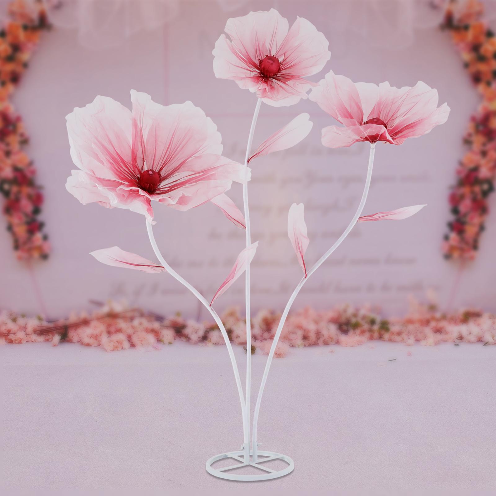 

Искусственные цветы пионов высотой 170 см для свадебного декора, ветка с 3 головками, градиентный красный цвет, реалистичные искусственные цветы для церемонии красный