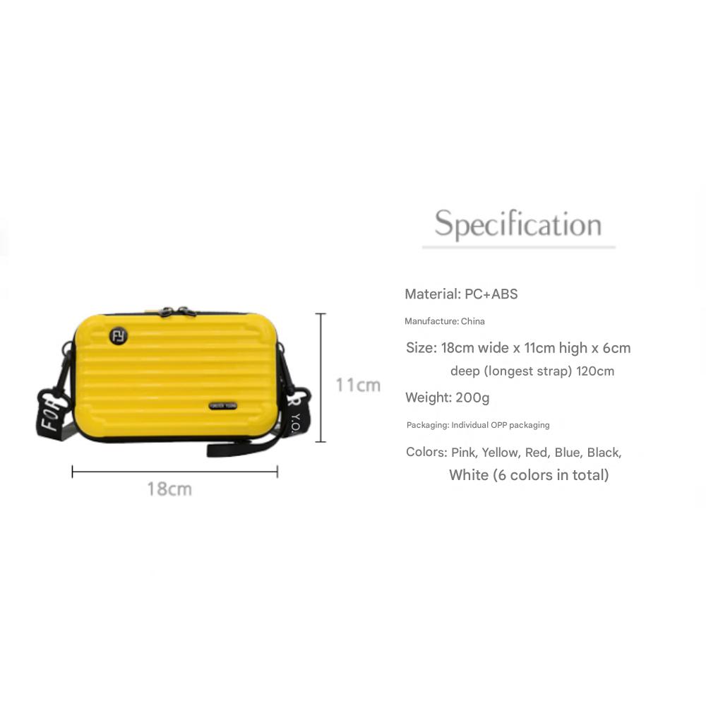 Hard Carrier Pouch PH207 – Waterproof, Strap, Crossbody, Auxiliary Pocket, Mini Carry
