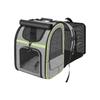 Expandable Pet Carrier Backpack Lightweight Portable Mesh Ventilated Small Dog Cat Travel Bag with Multiple Access Points and Adjustable Straps