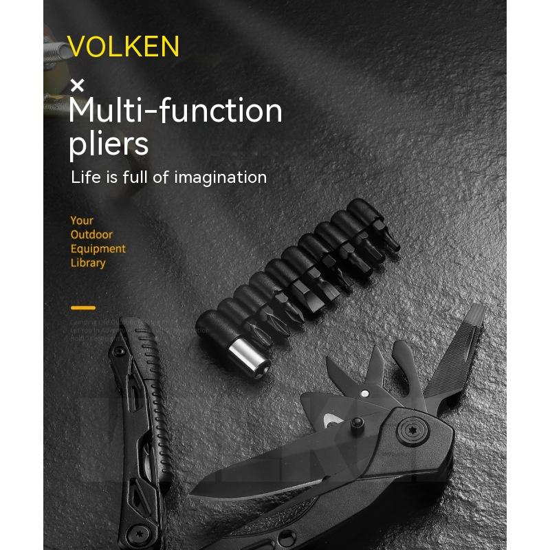 

Складные клещи для кемпинга на открытом воздухе с кремнем, плоскогубцы для свистков, многофункциональные плоскогубцы для зачистки проводов