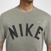 Nike Swoosh Dri-Fit Moisture-Wicking Quick-Dry Versatile Letter Print Short Sleeve T-Shirt Men Tops Dark-Mud-Gray FV9771053
